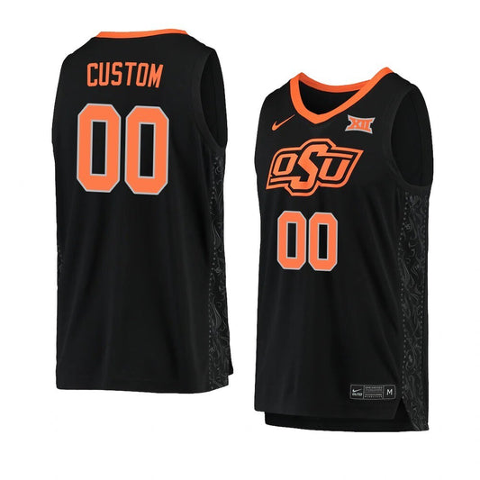 OKLAHOMA STATE COWBOYS Custom Basketball Jersey Team Replica Black