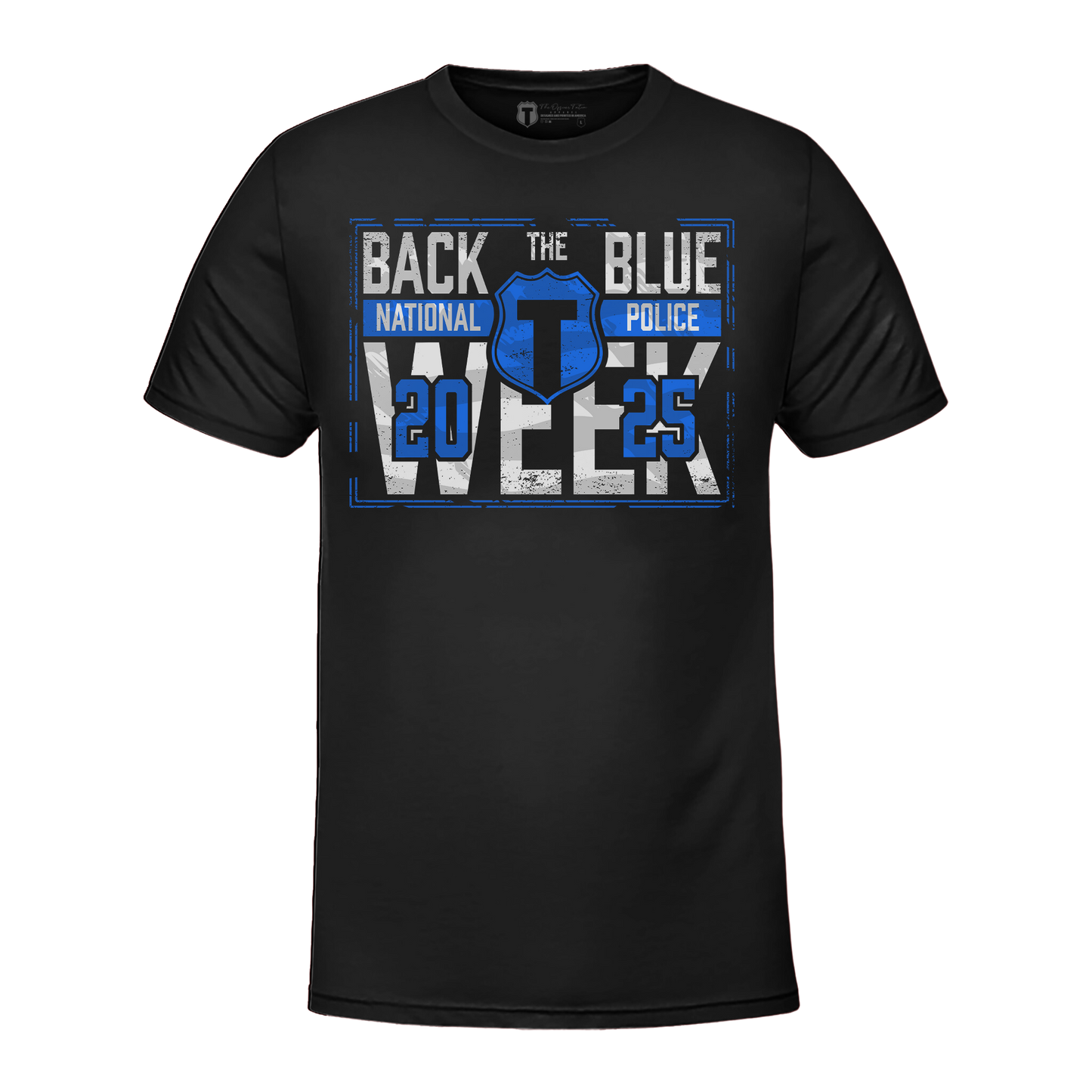 Back The Blue Police Commemorative T-Shirt - SIGNED