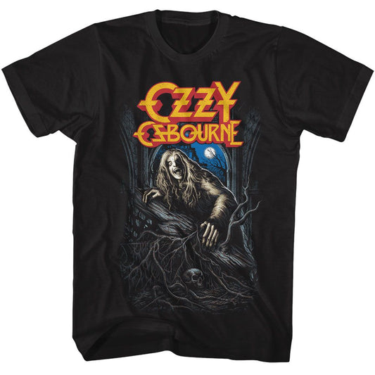 Ozzy Osbourne - Bark At The Moon - American Classics - Solid Black Adult Short Sleeve T-Shirt