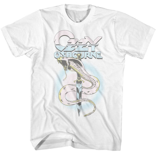 Ozzy Osbourne - Pastel Snake - American Classics - Solid White Adult Short Sleeve T-Shirt