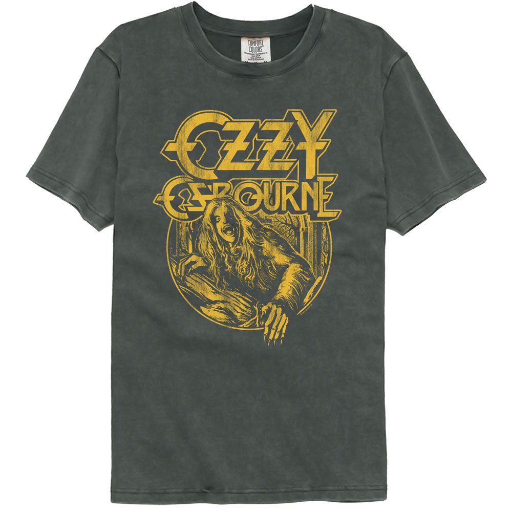 Ozzy Osbourne - Bark At The Moon - American Classics - Solid Gray Adult Short Sleeve Comfort Color T-Shirt