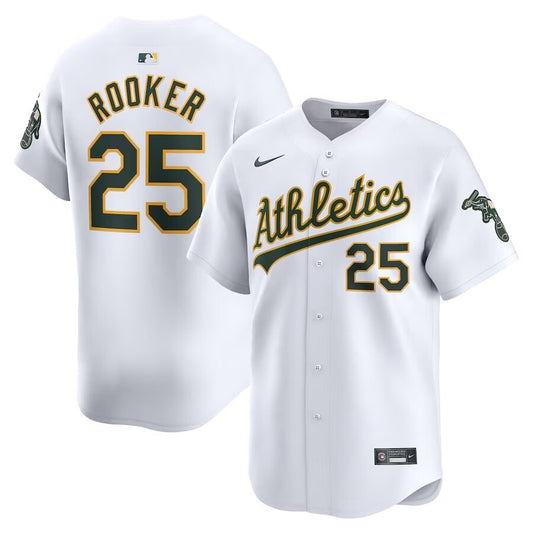 Oakland Athletics #25 Brent Rooker Home Limited Player Jersey - White