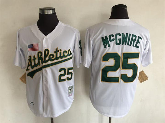 Oakland Athletics #25 Mark McGwire Style 1