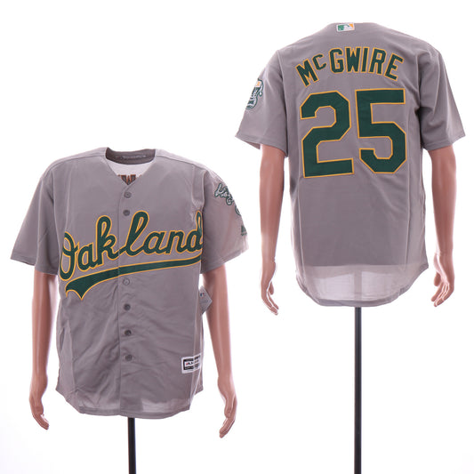 Oakland Athletics #25 Mark McGwire Style 4