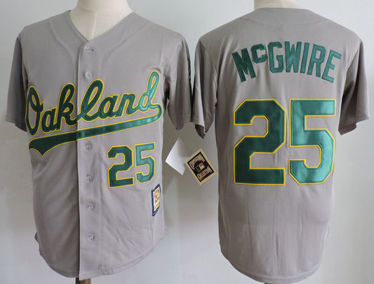 Oakland Athletics #25 Mark McGwire Style 5