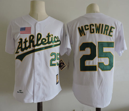 Oakland Athletics #25 Mark McGwire Style 6