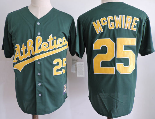 Oakland Athletics #25 Mark McGwire Style 7