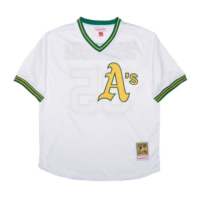Oakland Athletics #35 Rickey Henderson Style 2