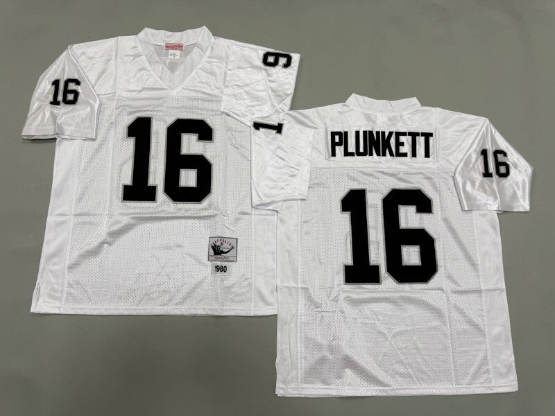 Oakland Raiders #16 Jim Plunkett Los Angeles Raiders Style 3