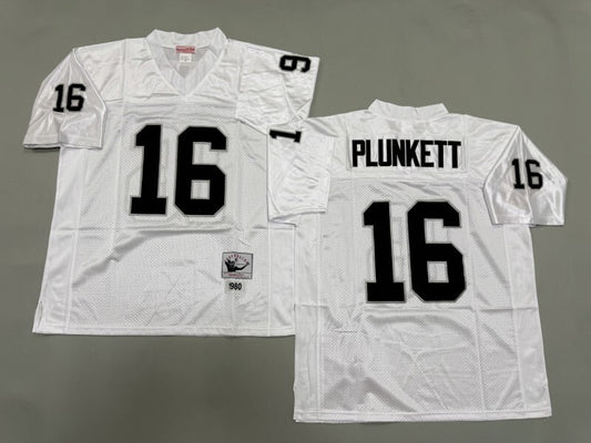 Oakland Raiders #16 Jim Plunkett Los Angeles Raiders Style 3