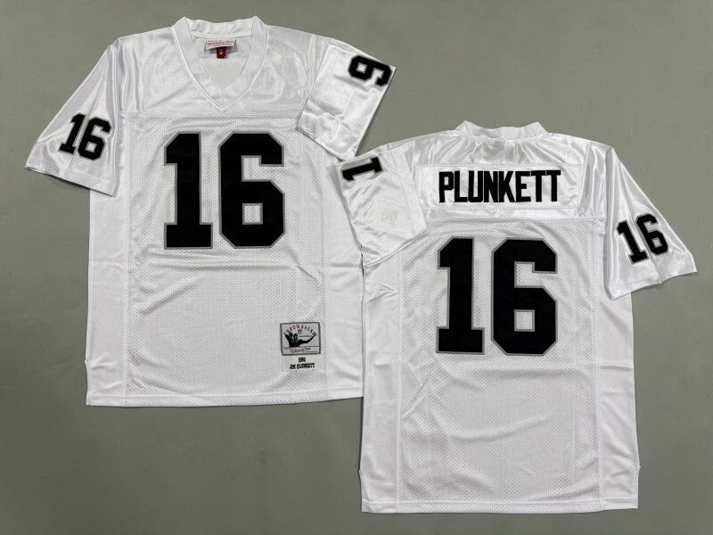 Oakland Raiders #16 Jim Plunkett Los Angeles Raiders Style 5
