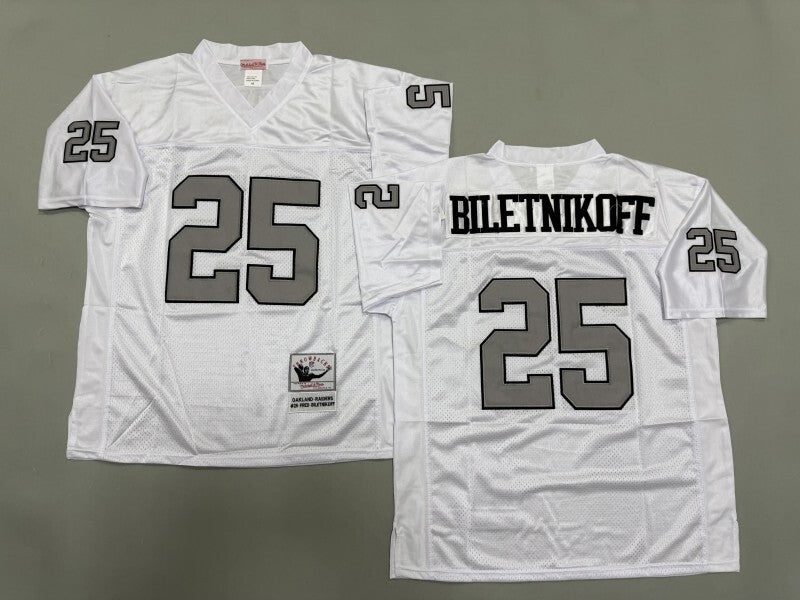 Oakland Raiders #25 Fred Biletnikoff Los Angeles Raiders Style 3
