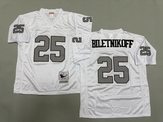 Oakland Raiders #25 Fred Biletnikoff Los Angeles Raiders Style 3
