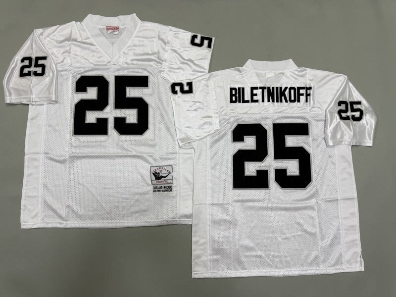 Oakland Raiders #25 Fred Biletnikoff Los Angeles Raiders Style 4