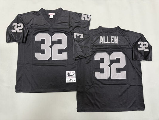 Oakland Raiders #32 Marcus Allen Los Angeles Raiders Style 2