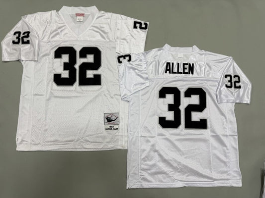 Oakland Raiders #32 Marcus Allen Los Angeles Raiders Style 4