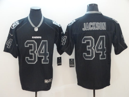Oakland Raiders #34 Bo Jackson Legend Lights Out