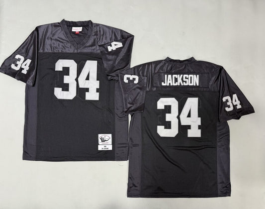 Oakland Raiders #34 Bo Jackson Los Angeles Raiders Style 3