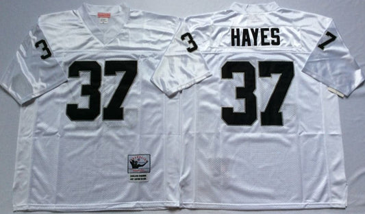Oakland Raiders #37 Lester Hayes Throwback Style 1