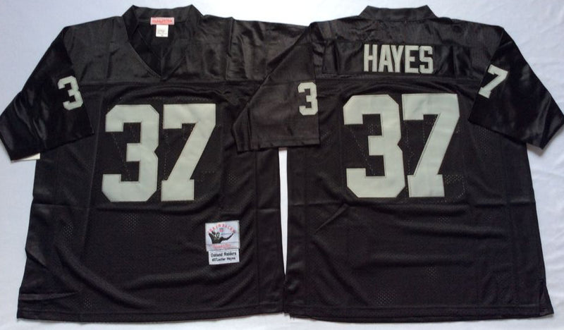 Oakland Raiders #37 Lester Hayes Throwback Style 2