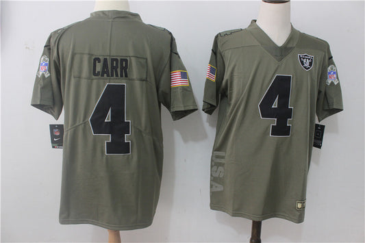 Oakland Raiders #4 Derek Carr Style 2