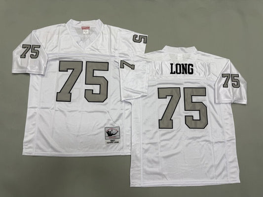 Oakland Raiders #75 Howie Long Los Angeles Raiders Style 2