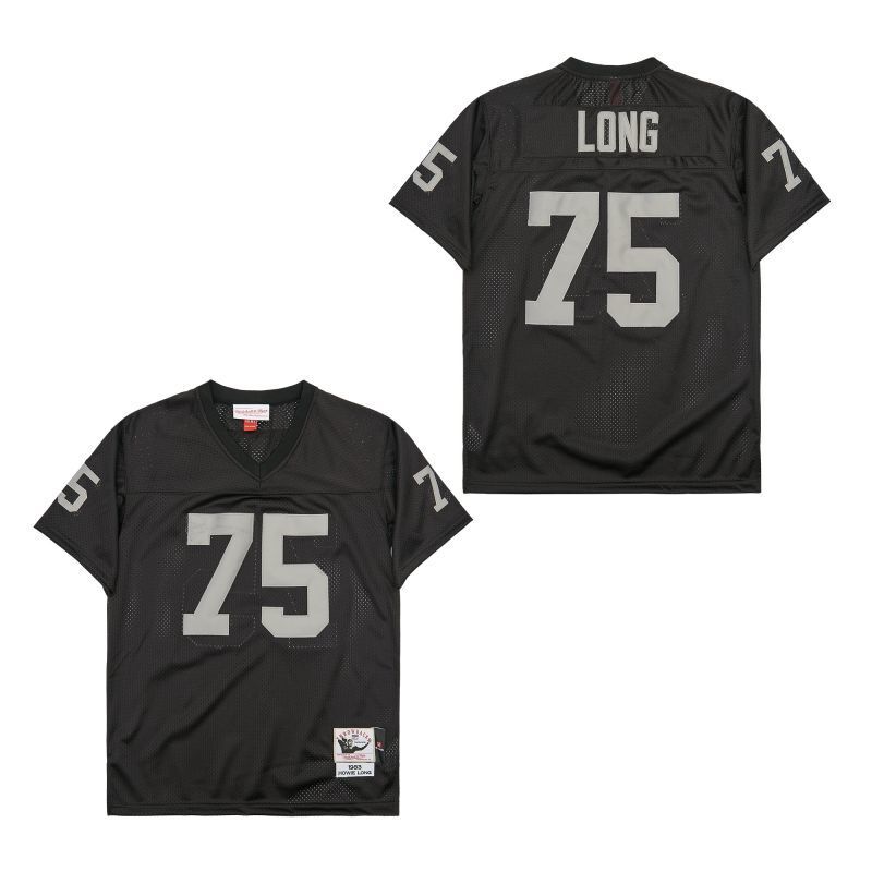 Oakland Raiders #75 Howie Long Style 3
