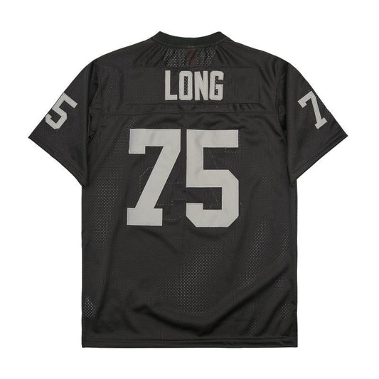 Oakland Raiders #75 Howie Long long#75 Black Style 1