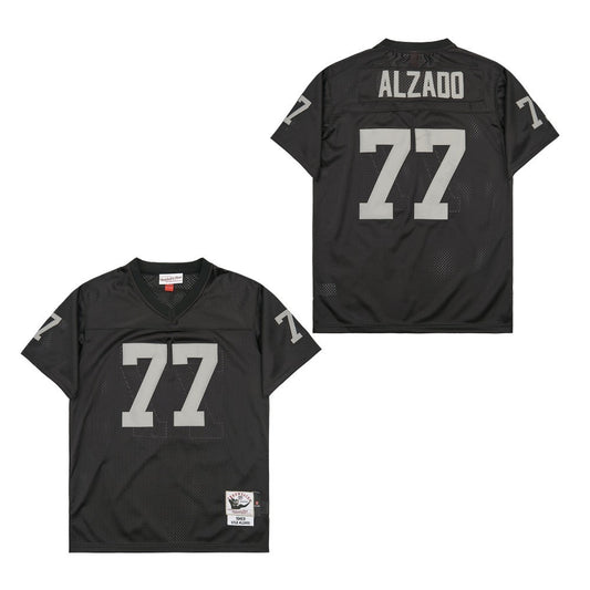Oakland Raiders #77 Lyle Alzado ALZA00#77 Black