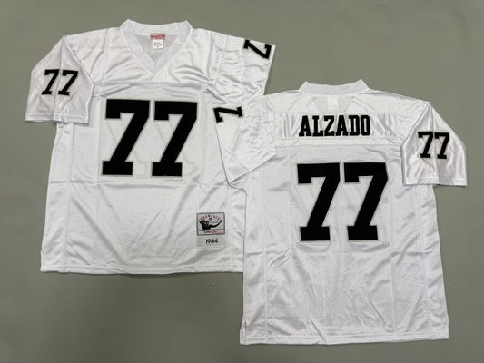 Oakland Raiders #77 Lyle Alzado Los Angeles Raiders Style 2
