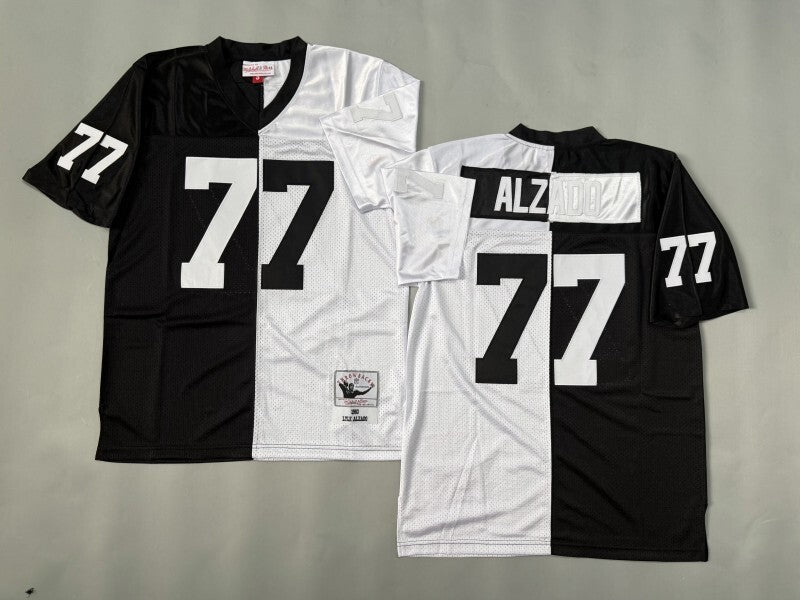 Oakland Raiders #77 Lyle Alzado Los Angeles Raiders Style 4