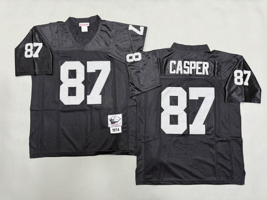 Oakland Raiders #87 Dave Casper Los Angeles Raiders Style 1