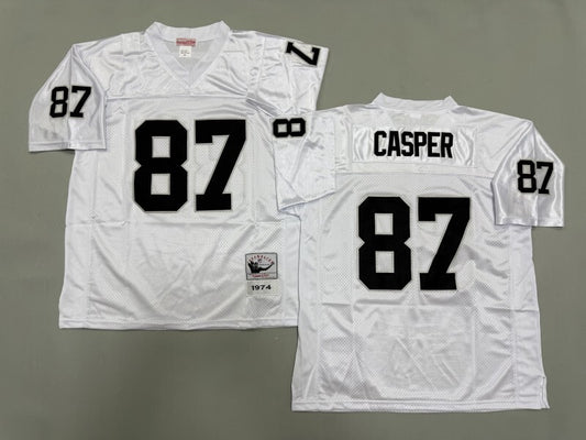 Oakland Raiders #87 Dave Casper Los Angeles Raiders Style 2