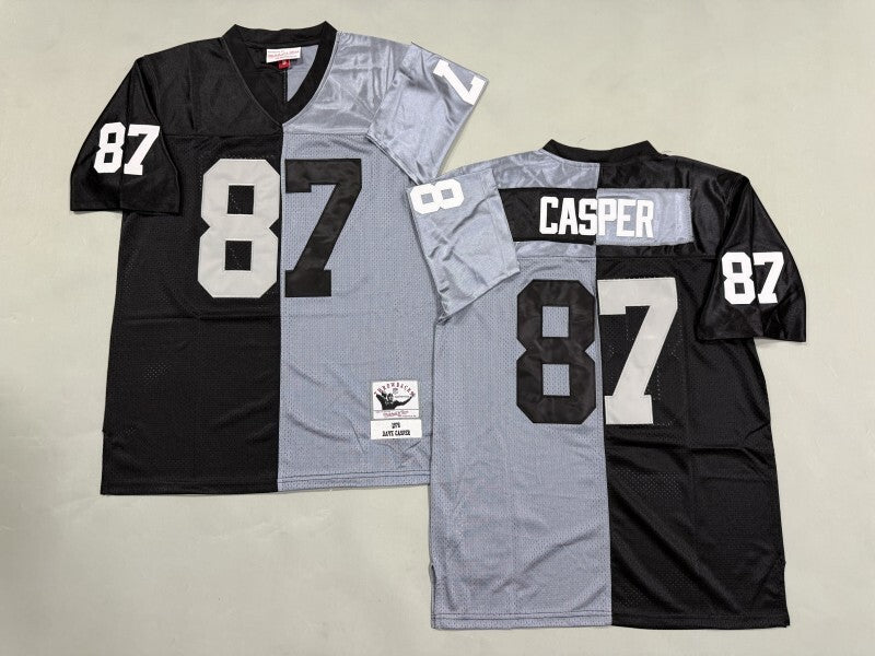 Oakland Raiders #87 Dave Casper Los Angeles Raiders Style 3