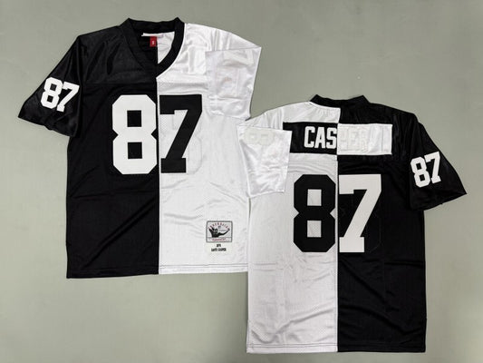 Oakland Raiders #87 Dave Casper Los Angeles Raiders Style 4