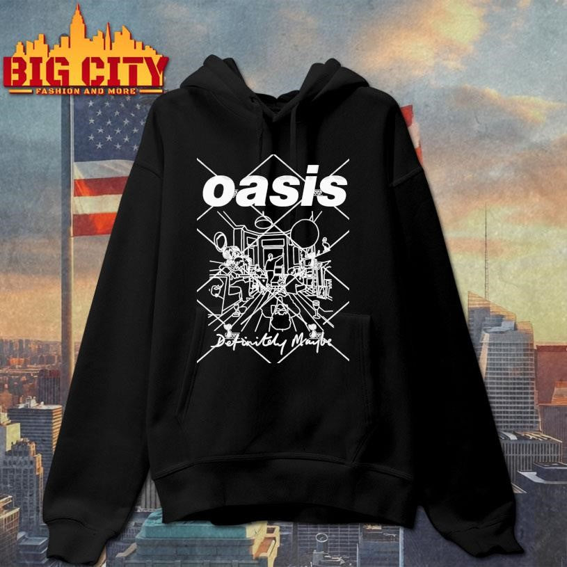 Oasis Definitely Maybe Line Drawing Shirt
