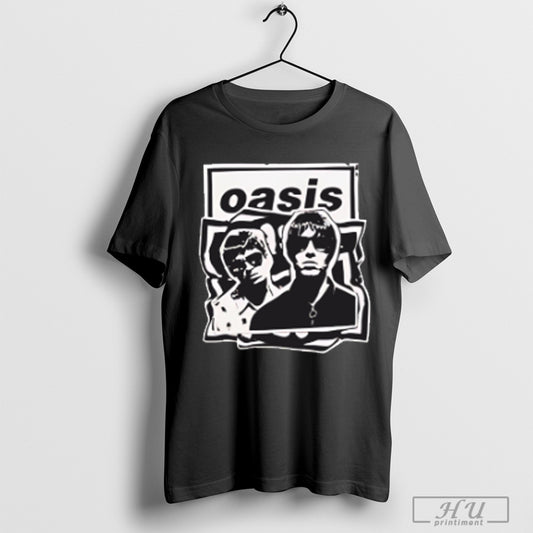 Oasis Live 25 Cut Out Photo Tour T Shirt