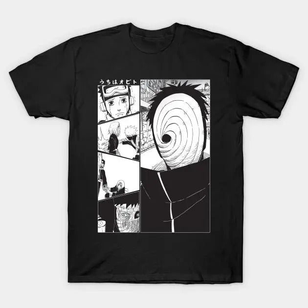 Obito Uchiha T-Shirt, Japanese Anime Tees Unisex Tshirt T-Shirt Tee ALL SIZES Hoodie, Sweatshirt | InkThreadWorks.com