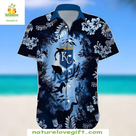 Kansas City Royals Hawaiian Shirt Oceanic Adventure MLB Baseball Apparel