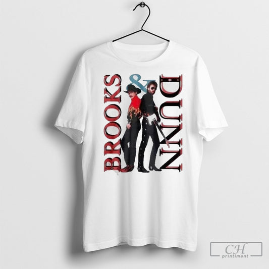 Official 1993 Brooks And Dunn Stampede Tour Country Music Vintage T Shirt