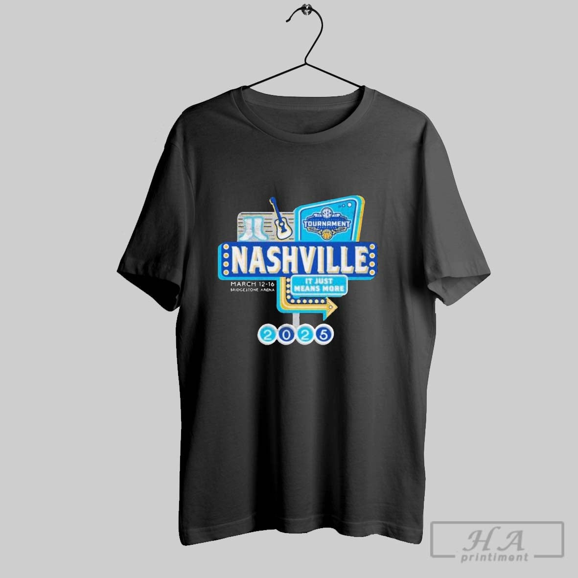 Official 2025 Sec Tournament Nashville It Just Means More T Shirts