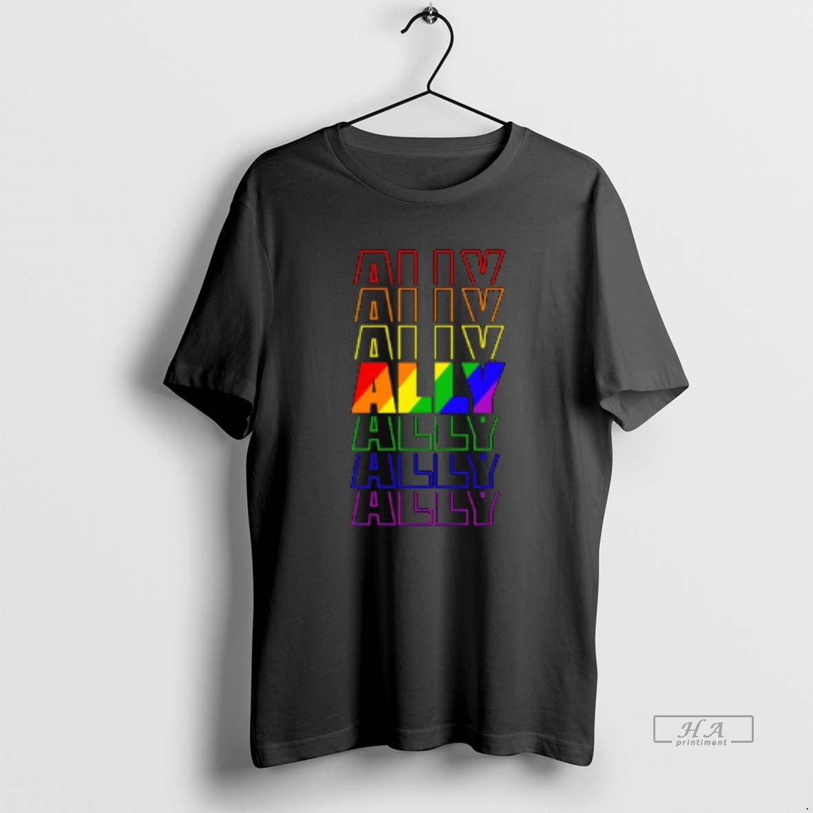 Official Ally Lgbtq Rainbow T-Shirts, Hoodie, Sweatshirt | InkThreadWorks.com