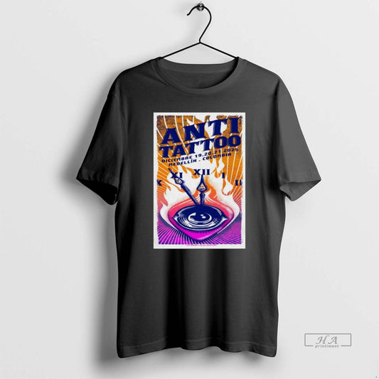 Official Anti Tattoo December 19 21 2025 Medellin Co T-Shirts, Hoodie, Sweatshirt | InkThreadWorks.com