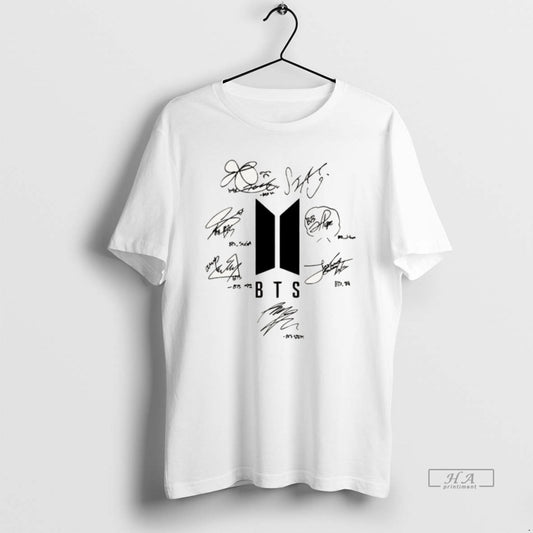 Official Bts 2026 Comeback Kpop Lover Signatures T-Shirts, Hoodie, Sweatshirt | InkThreadWorks.com