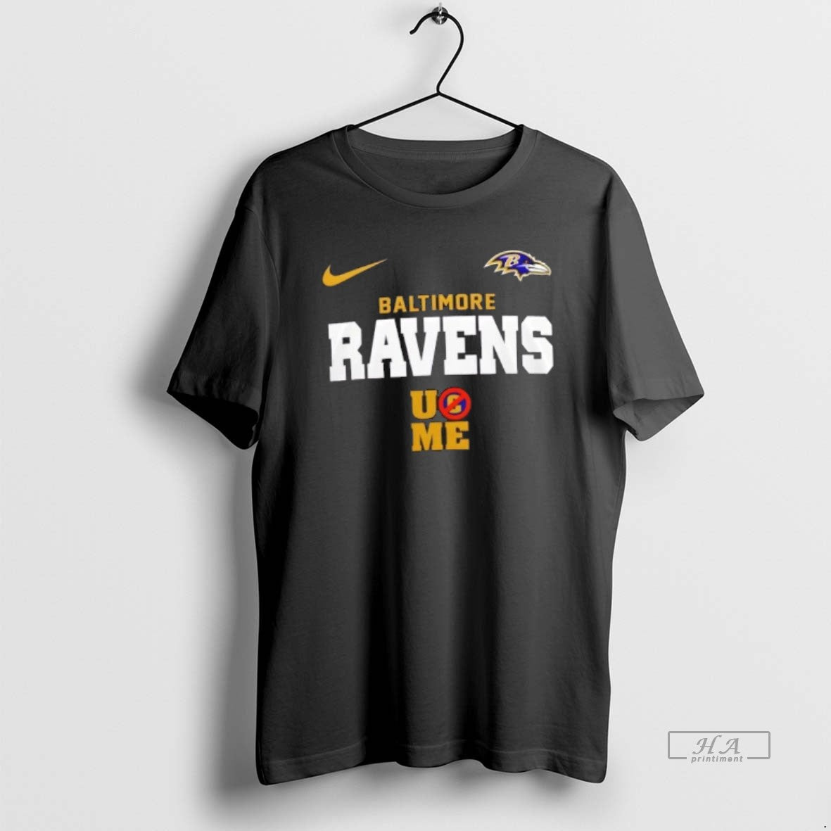 Official Baltimore Ravens X Ucme John Cena Never Give Up 2 Sided T-Shirts, Hoodie, Sweatshirt | InkThreadWorks.com
