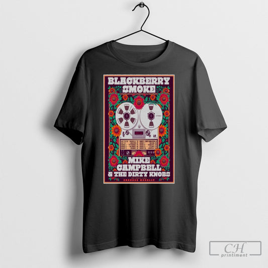 Official Blackberry Smoke Summer 2025 Poster Shirt