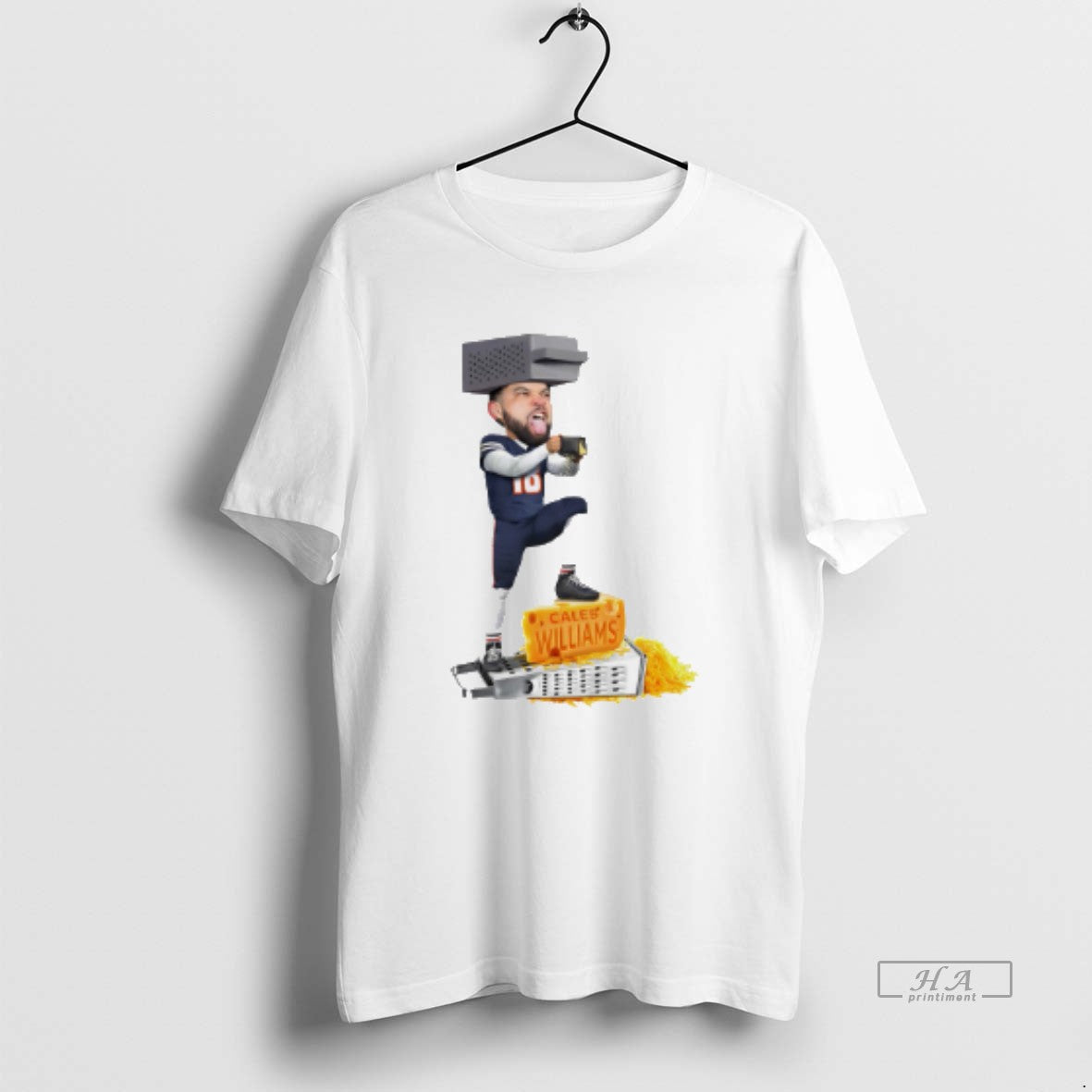 Official Caleb Williams Cheese Grater Caricature T-Shirts, Hoodie, Sweatshirt | InkThreadWorks.com