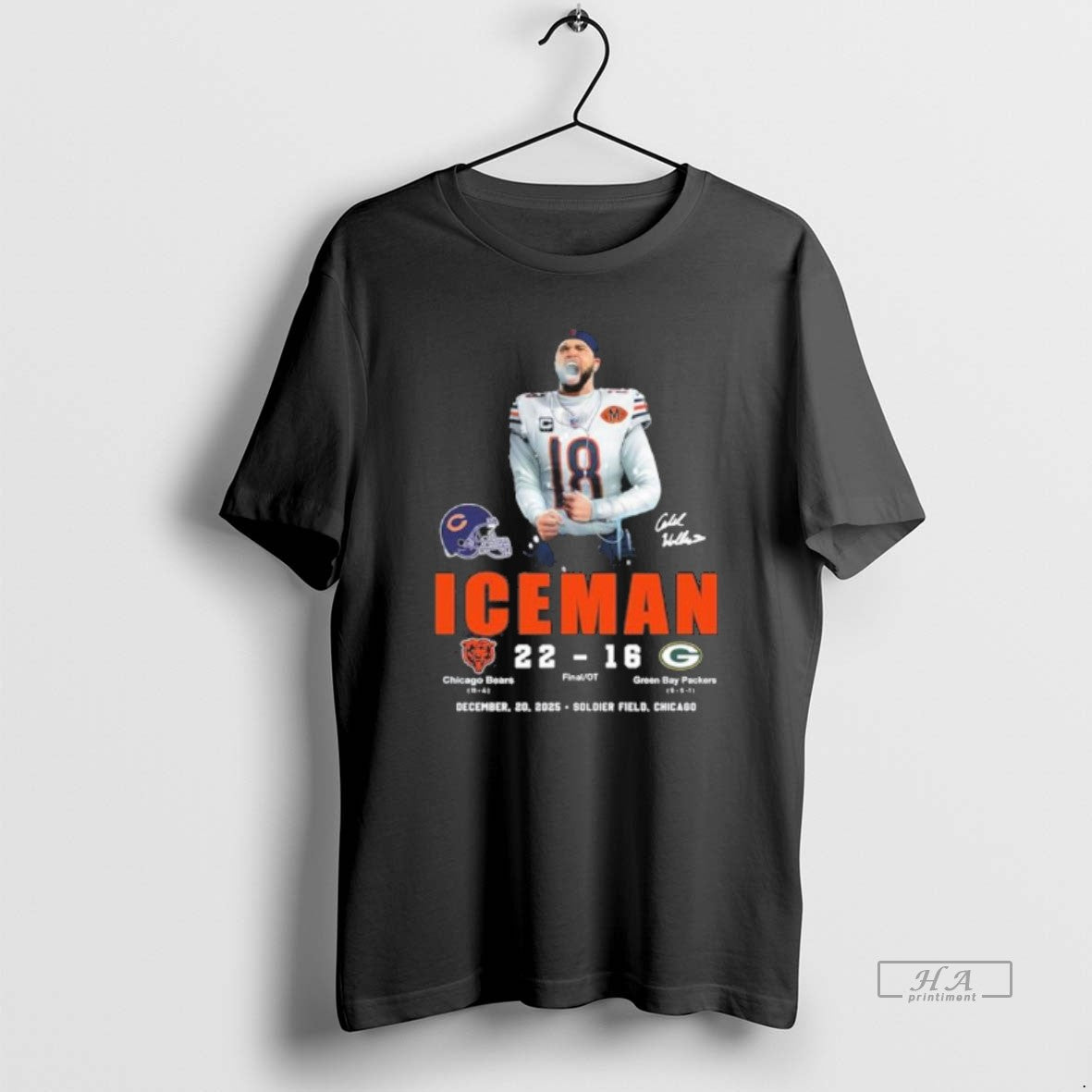 Official Caleb Williams Iceman Bears 22 16 Packers T-Shirts, Hoodie, Sweatshirt | InkThreadWorks.com