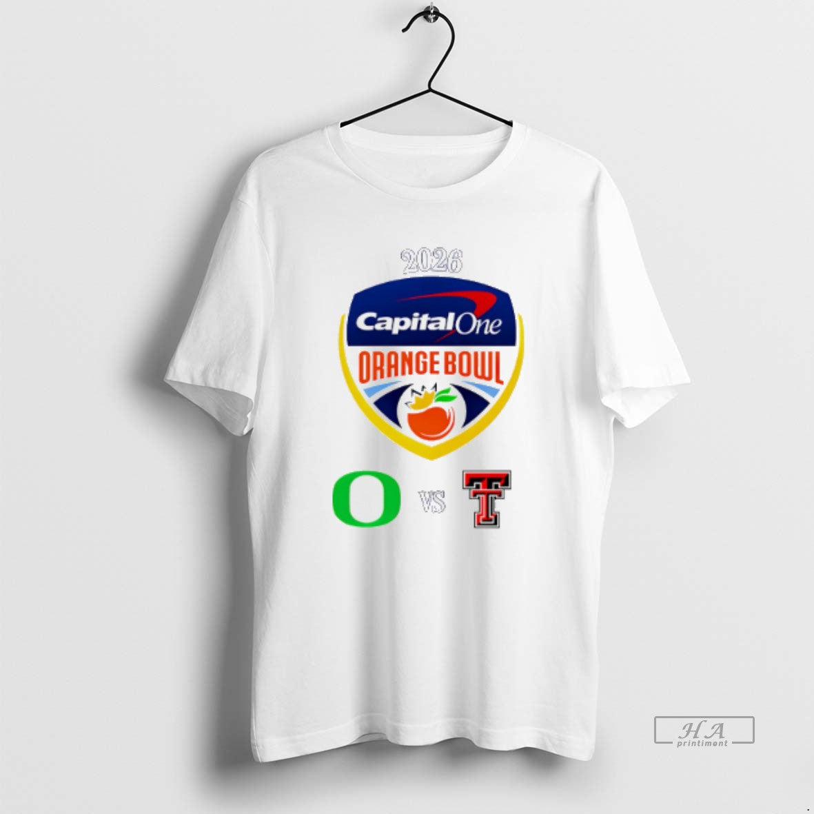 Official Capital One Orange Bowl 2026 Oregon Vs Texas Tech T-Shirts, Hoodie, Sweatshirt | InkThreadWorks.com