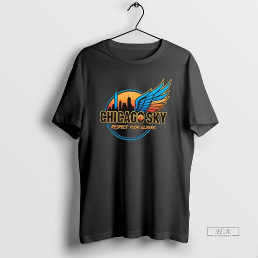 Official Chicago Sky Respect Your Elders T-Shirts, Hoodie, Sweatshirt | InkThreadWorks.com